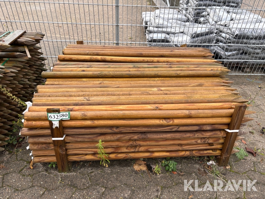 Hegnspæl 5 X 150 cm trykimprægneret