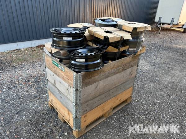 Assorterede stålfælge 25 styk