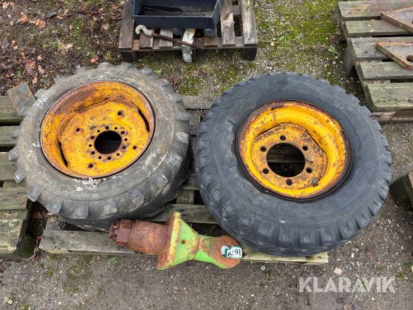 Dæk + Prøjsøje træk blandet lot 3 objekter