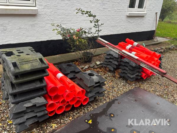 Afspærringskegler Danfod 38 styk