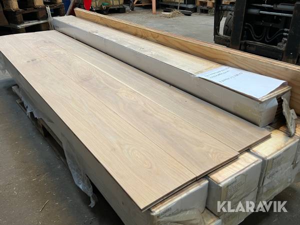 Trægulv Nordic Floor Eg plank Rustik Hvid olie 14mm 28,5m2 