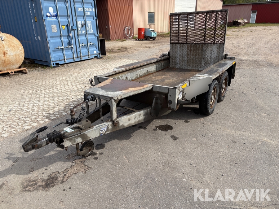 Maskintrailer Iför Williams, indespension GX84