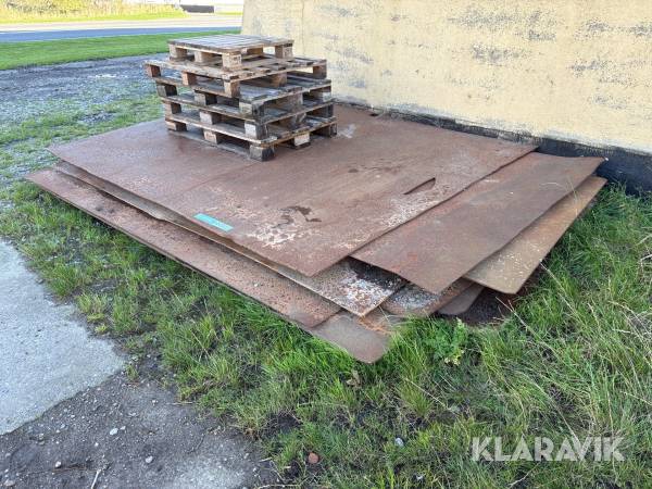 Kørerplader i stål - 15 stk