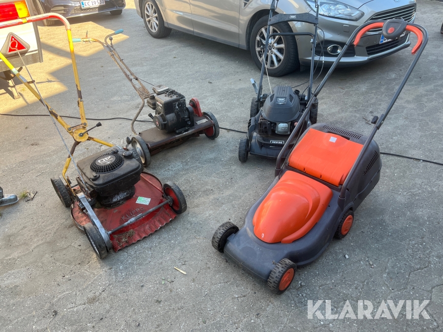 Græsslåmaskiner 4 styk