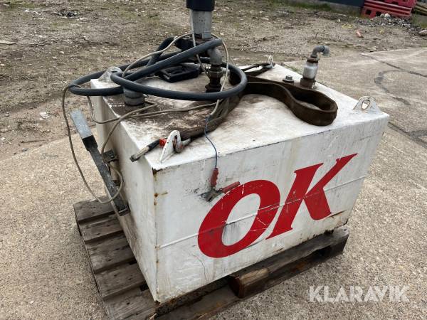 Diesel Tank med pumpe Rouq 450L