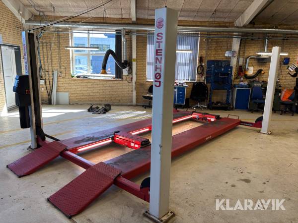 Firesøjlelift Stenhøj Major 5230  med 2 hydraulisk dunkraft