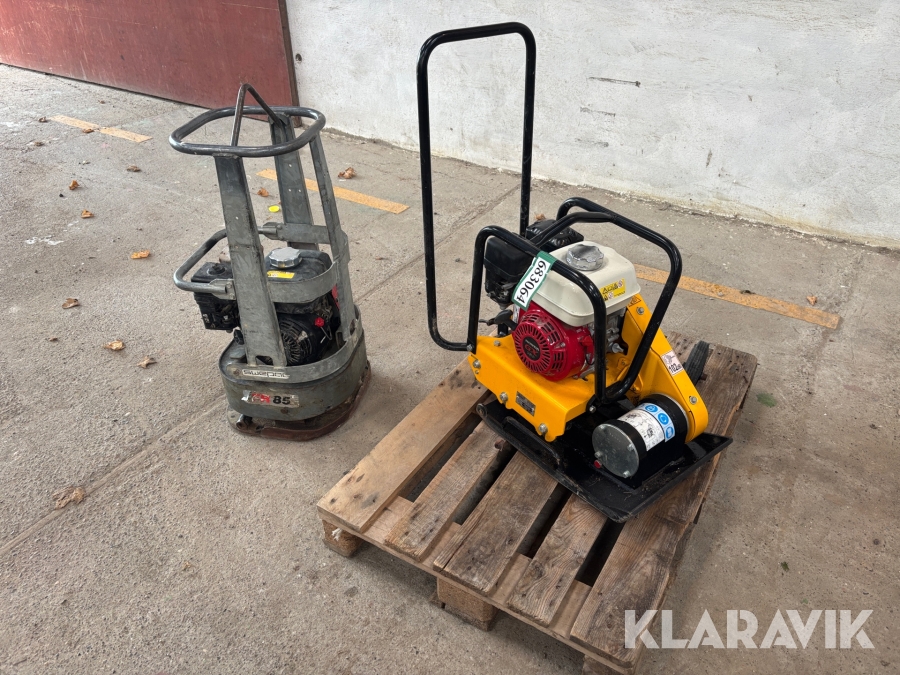 Pladevibrator Euro Shatal / Swepac Pc1614/FR85 2 styk