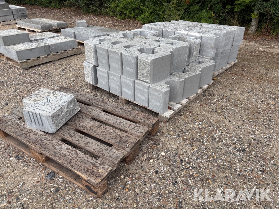 Støttemurssten IBF Danblokke – 66 styk