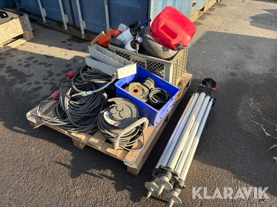 Kabler med mere - 1 palle