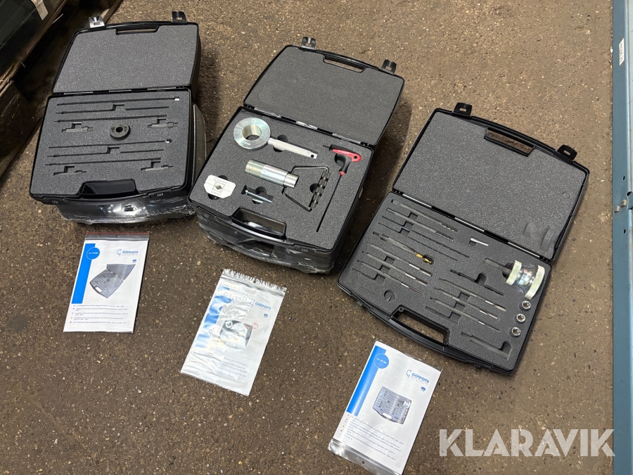 Lot: special auto værktøj Govoni glæderørs udtrækker sæt og støddæmper værktøj