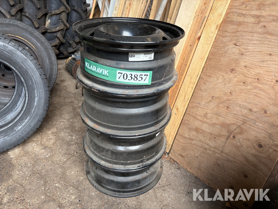 Stålfælge Peogeot/citroën 5401.Q0 4 stk