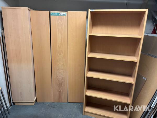 Reoler Fyrens kontorteknik 5 styk 185x80