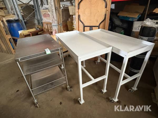 Rulleborde 3 styks