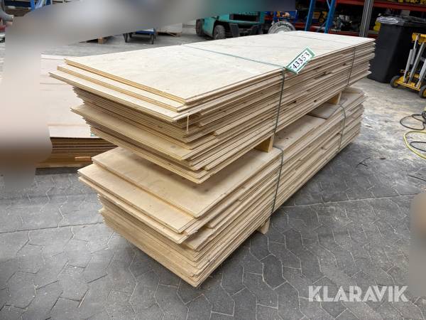 Krydsfinerplader ca. 45 styk