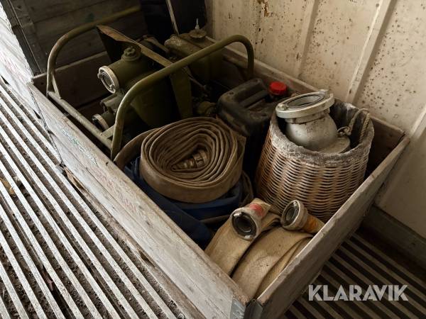 Benzindrevet vandpumpe