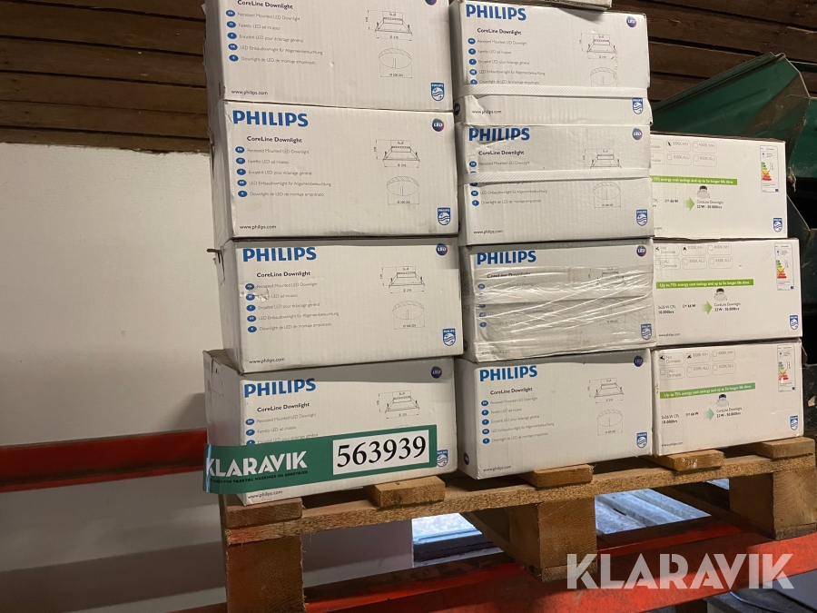 12 stk Philips LED lamper Philips Coreline Downlight
