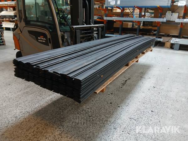 Blokhus brædder Grundmalet sort 51m2