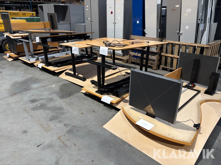 Hæve-sænkeborde Linak Hæve/sænkebord 10 styk