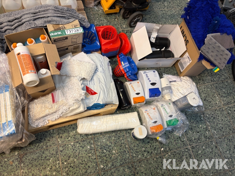 Blandet lot rengøringsartikler