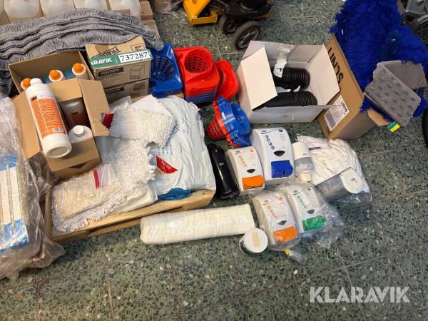 Blandet lot rengøringsartikler