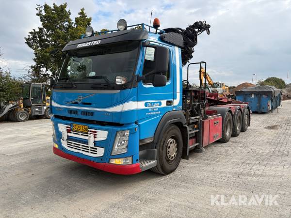 Kranbil Volvo FM500 med wirehejs