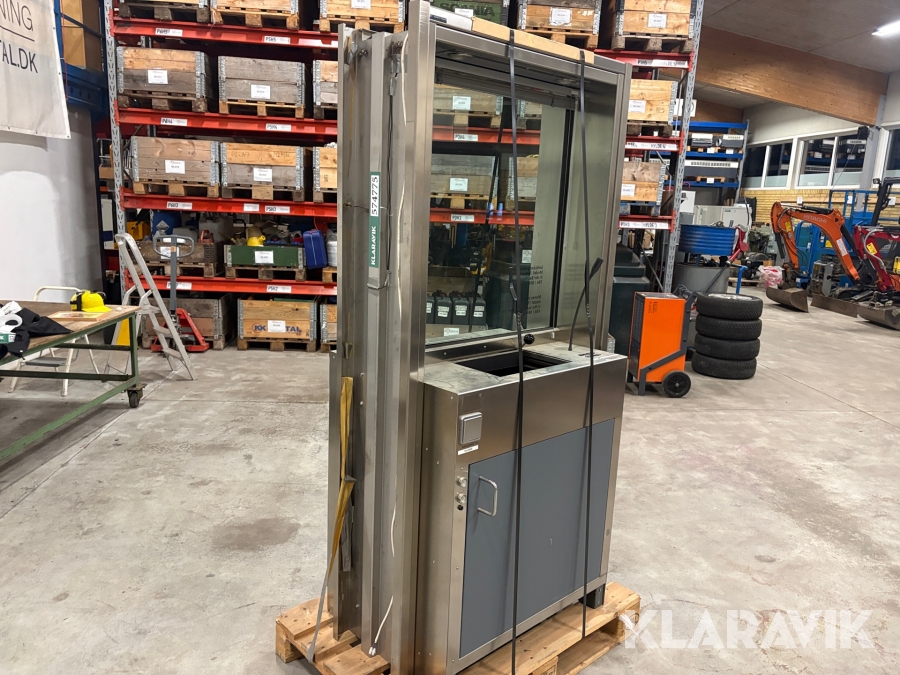 Skranke Howeni eurosafe - med skudsikkert glas