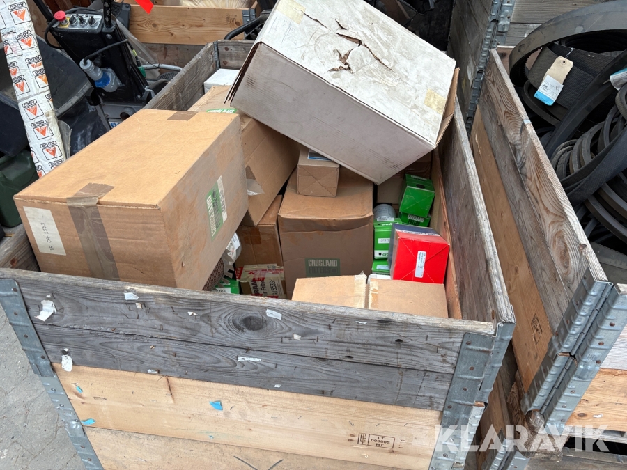 4 Paller med assorteret filtre