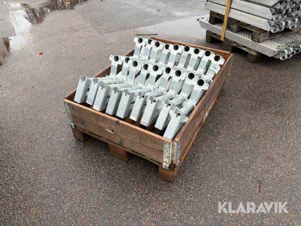 Vangestykker HAKI PAS Indgang 3-Steg – 9 styk