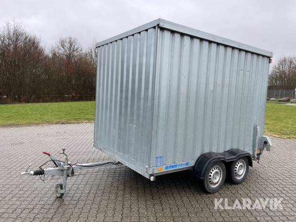 Anhænger PMW Matriel container til personbiler
