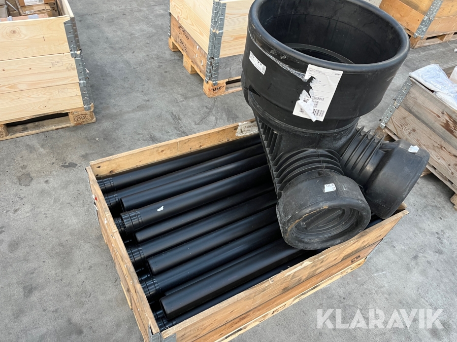 PP rør og inspektionsbrønd Wavin