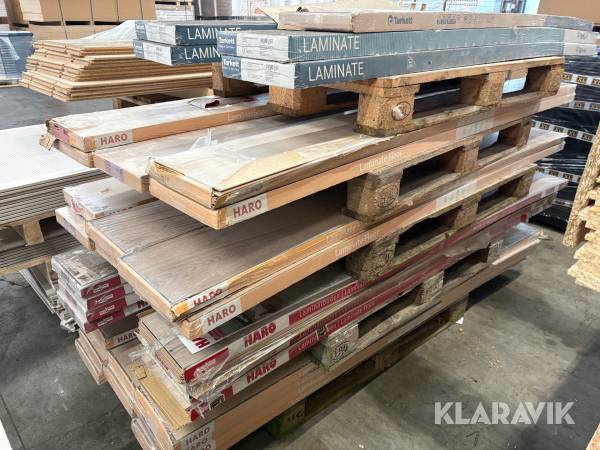 Lot: restlager laminatgulv