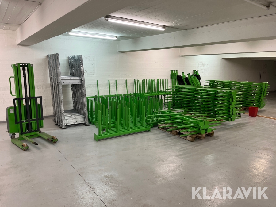 Dækopbevaring reoler Frendix 360 pladser(4 dæk/hjul Per plads)