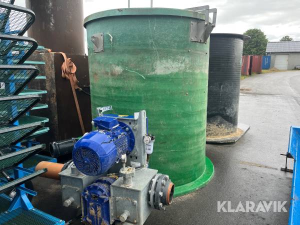 Gyldepumpe med tank Vogelsang VX136-105Q