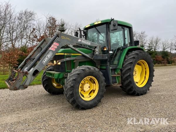 Traktor John Deere 6410 med frontlæsser