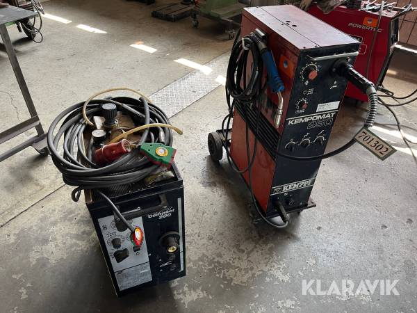 Svejsemaskiner Kemppi/Esab Kempomat 2502/Power compact 200