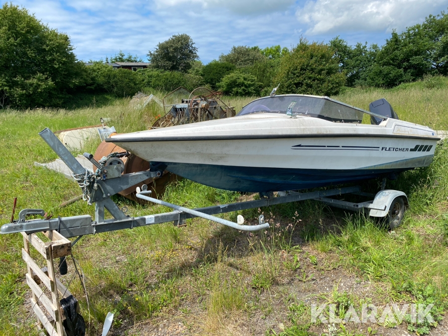 Speedbåd Fletcher 13 fod