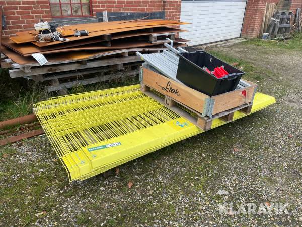 Hegn Ser hegn EN13374A 8 styk med holdere