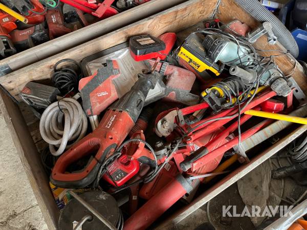 Håndværktøj Hilti/Milwaukee/Rems - 1 palle