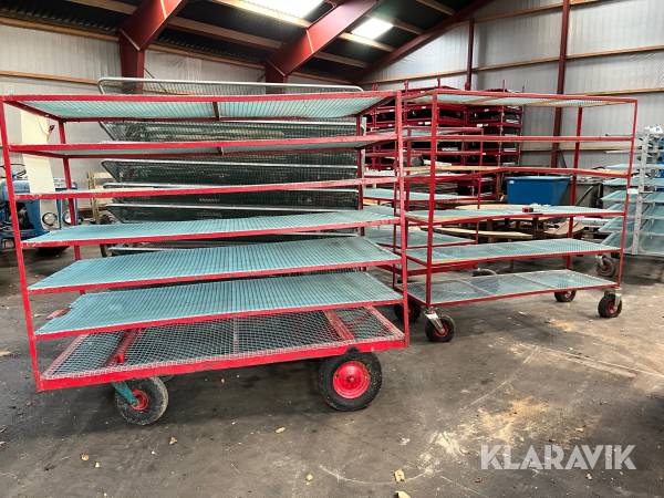 Hyldevogne til minkskind 12 styk