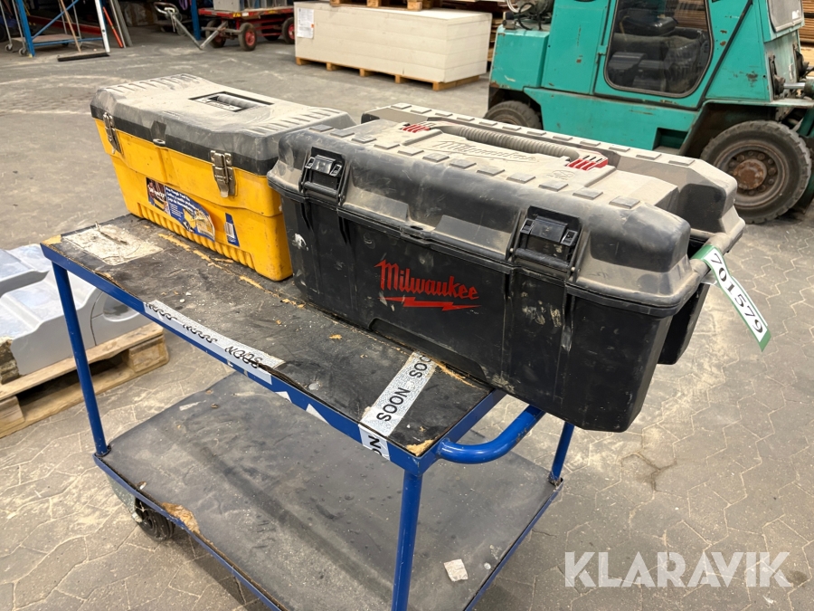 Værktøjskasser Stack-on & Milwaukee uden indhold