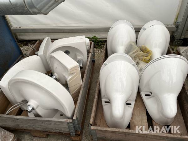 Toiletudstyr 5 paller Duravit / Ifø