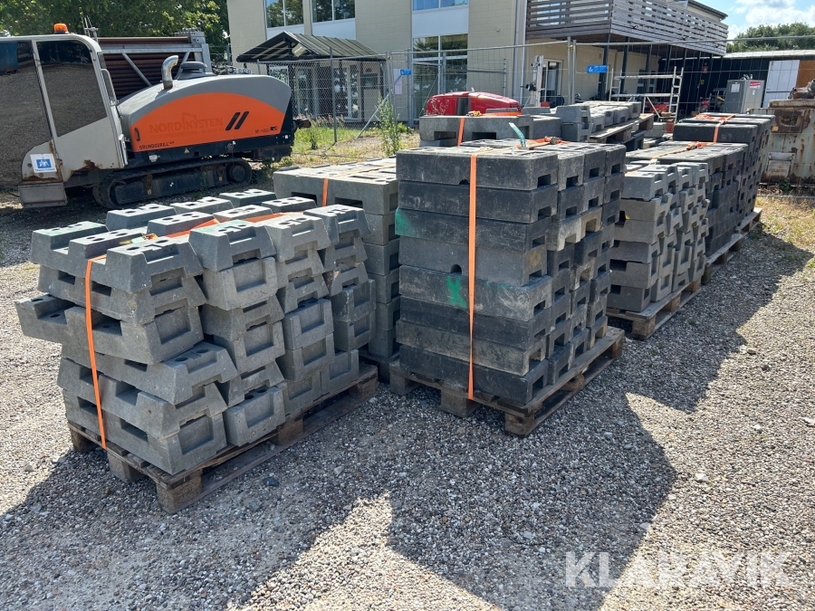 Byggehegns fødder 9 paller