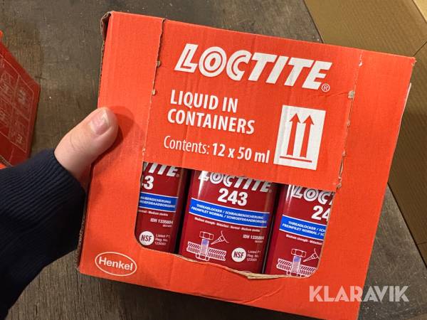 12 stk. Loctite 50ml.