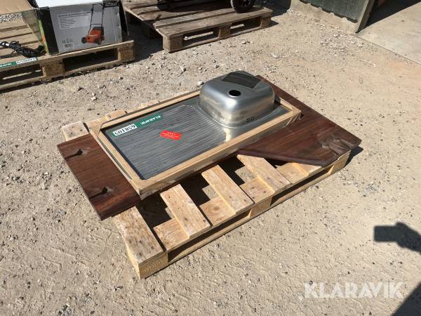 Vask med bordplade