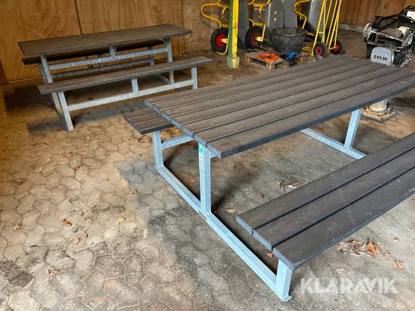 Bordbænke 2 styk RUBÆK & CO