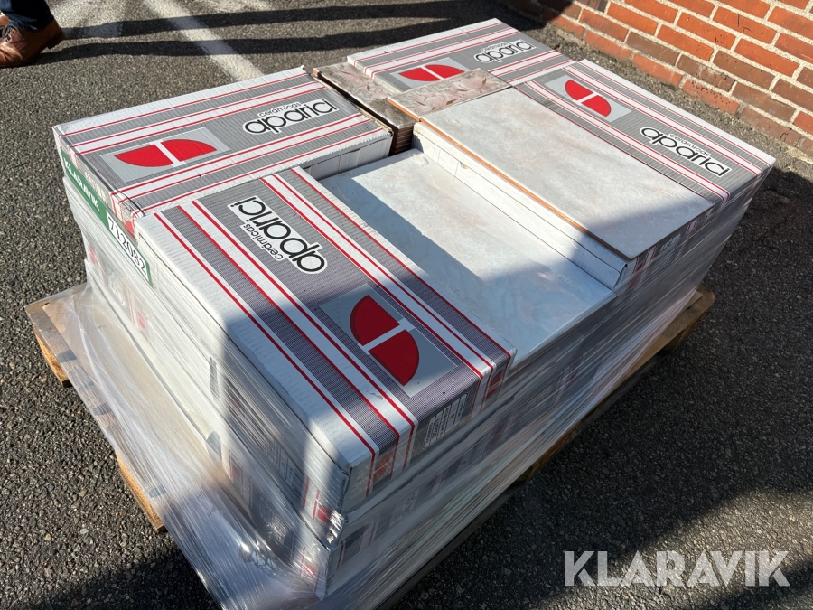 Fliser aparici pescara plus borter - 23,6 kvm