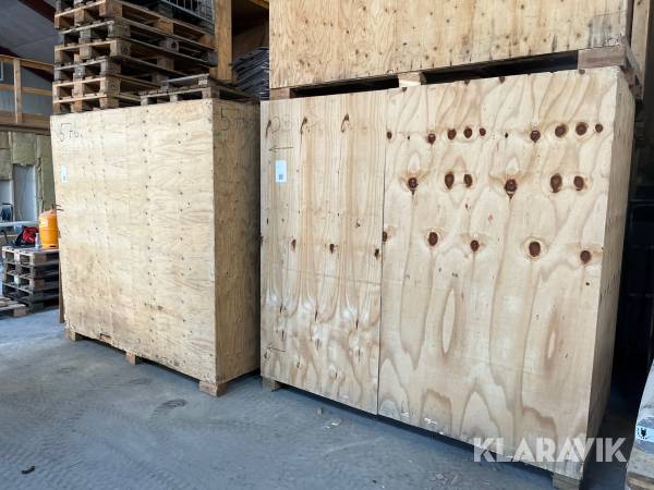 Liftkasser og opbevaringskasser træ 6 m³ 4 styk