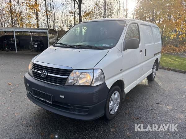 Kassebil Toyota HIACE 2,5 D-4D 