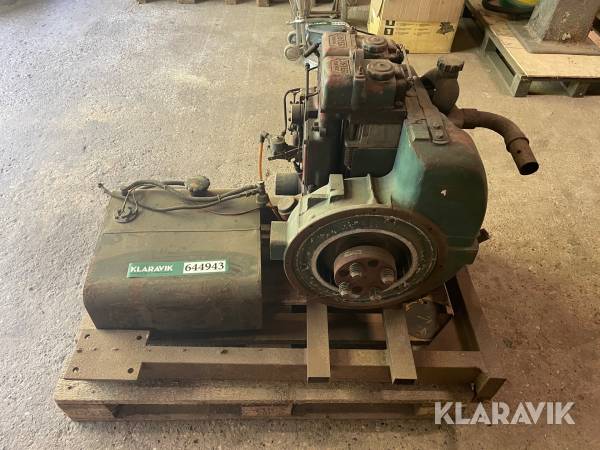 Motor 2-Cylinderet Lister Diesel