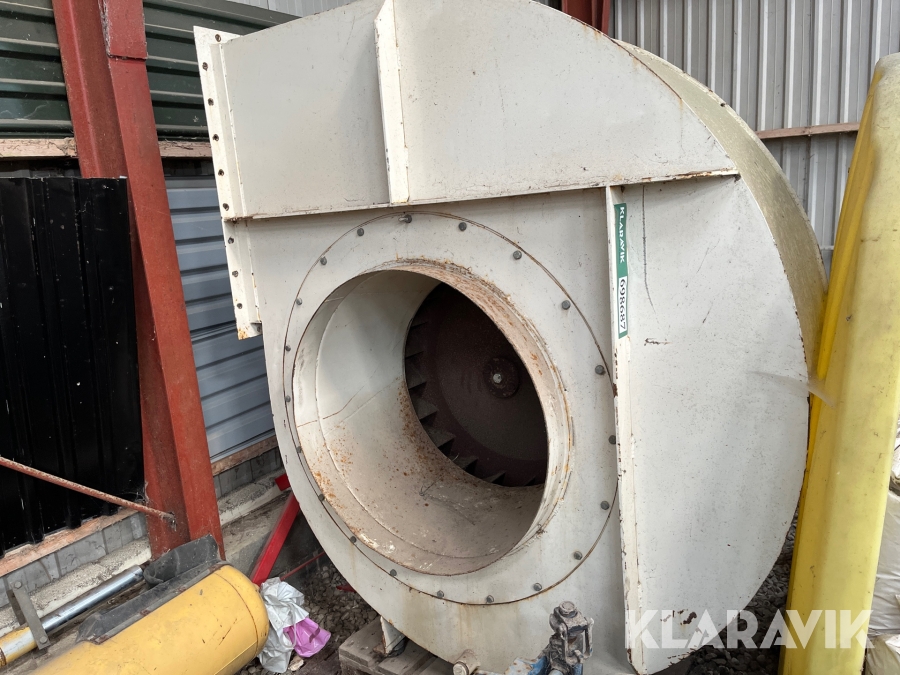 Lavtryksblæser til korntørring